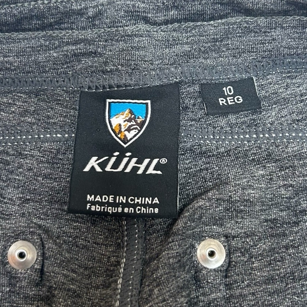 Kuhl Mova Straight Leg Pants Stretch Women's 10 Reg Pull On Heather Grey Hiking - Picture 6 of 11